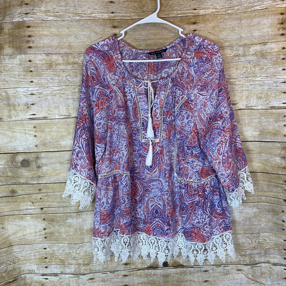 Zac & Rachel Boho top 🛍